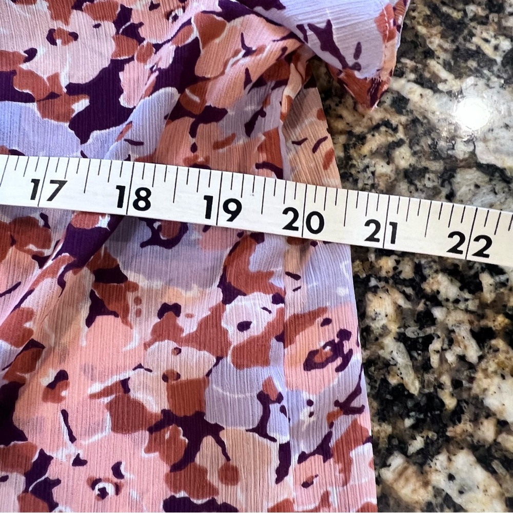 Madewell Smocked Mockneck Top in Floral Breeze Size M - Picture 8 of 12